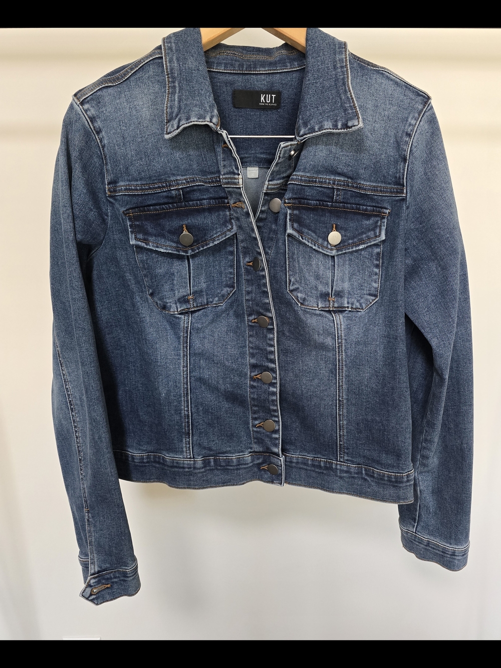 Kut from the Kloth Classic Blue Denim Jacket